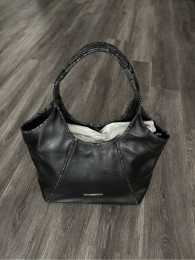 ⚜️BRAHMIN Leather Braided-Handle Tote - NWT